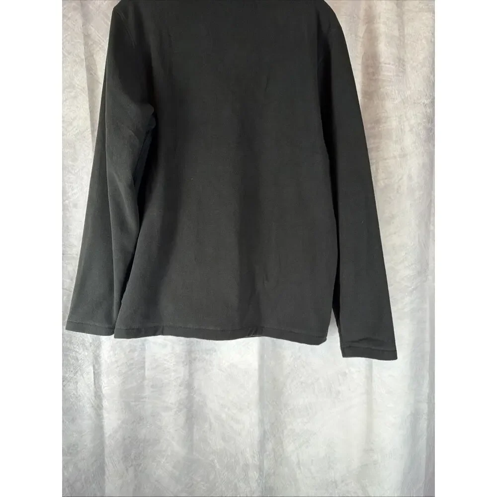 Eddie Bauer Mens Quest Full Zip Fleece Size Small Color Black NWT